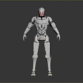 Mech Warrior Mech Soldier Machine Battlearm Mechanical Battlearm Machine Fighter Robot 3d model