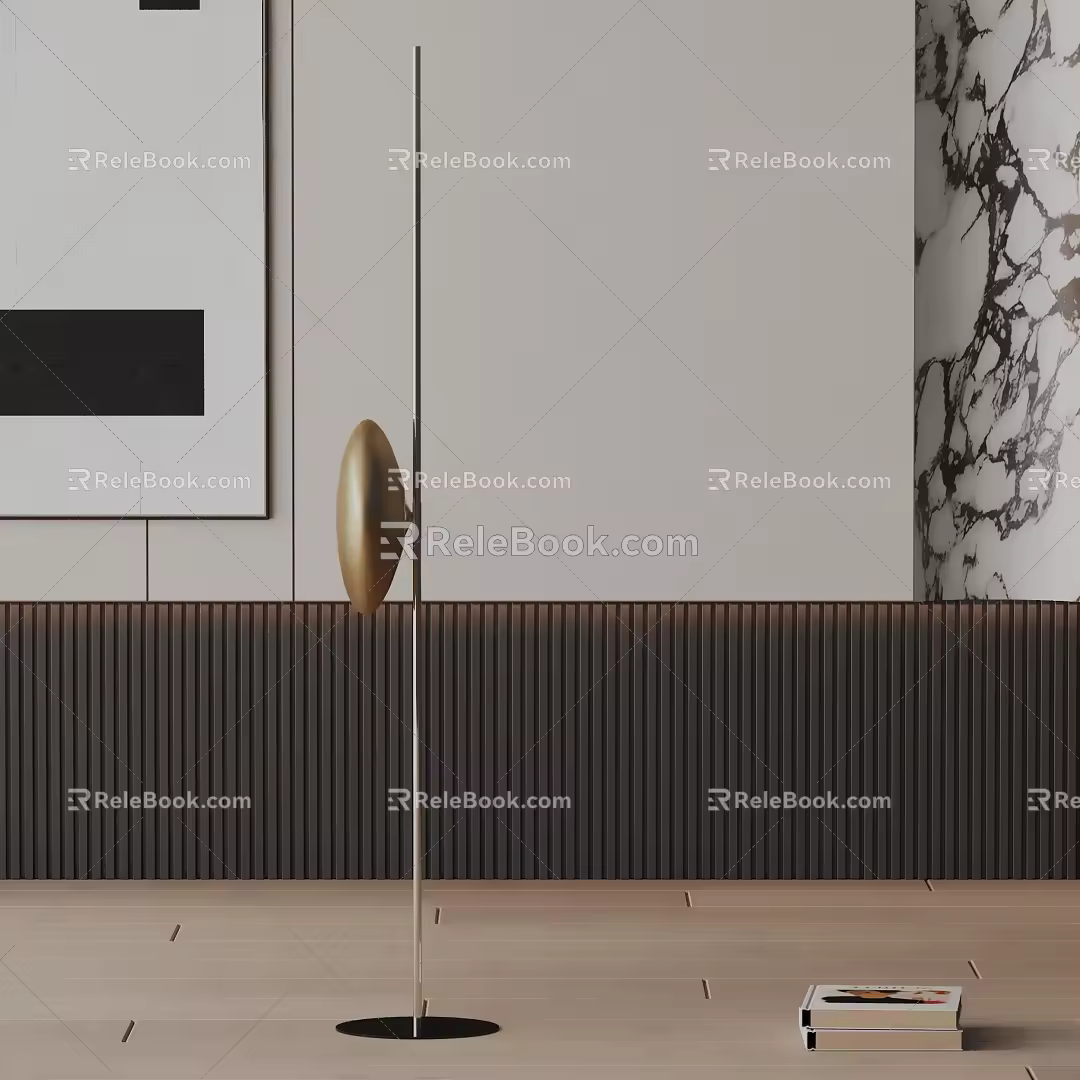 Modern floor lamp 3d model