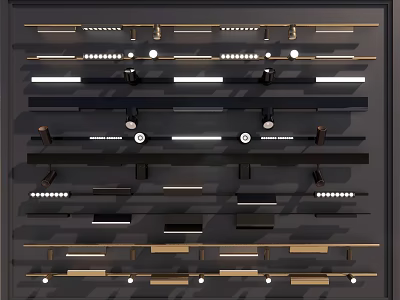 Modern Decorative Downlights and Spotlights Various Designs for Home Lighting 3d model