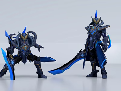Game Character Armor 3d model