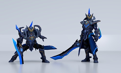 Game Character Armor 3d model