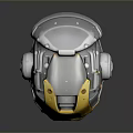 Sci-Fi Helmet Alien Helmet High Tech Helmet Game Helmet Helmet Helmet 3d model