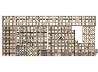 Modern Wall 3d model