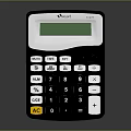 Modern calculator electronic timer 3d model