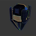 Metallic Industrial Machine Component With Black Copper Heat Sink And Reflective Surface