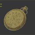 Vintage Decorative Clock Furniture With Rustic Dial And Classic Numbers Design