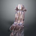 Aerospace Precision Silver Metallic Component For Spacecraft Mechanical Structure Design