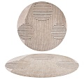 Nordic Simple Round Carpet 3d model