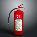 Red Powder Fire Extinguisher Essential Safety Tool For Home Use