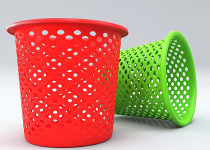 Trash Can Hollow Trash Can Plastic Trash Can Indoor Trash Can Room Trash Can Trash Basket Trash Can Hollow Trash Can Plastic Trash Can 3d model