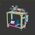 Tesla reactor Tesla reactor magnetic energy reactor sci-fi reactor sci-fi equipment 3d model