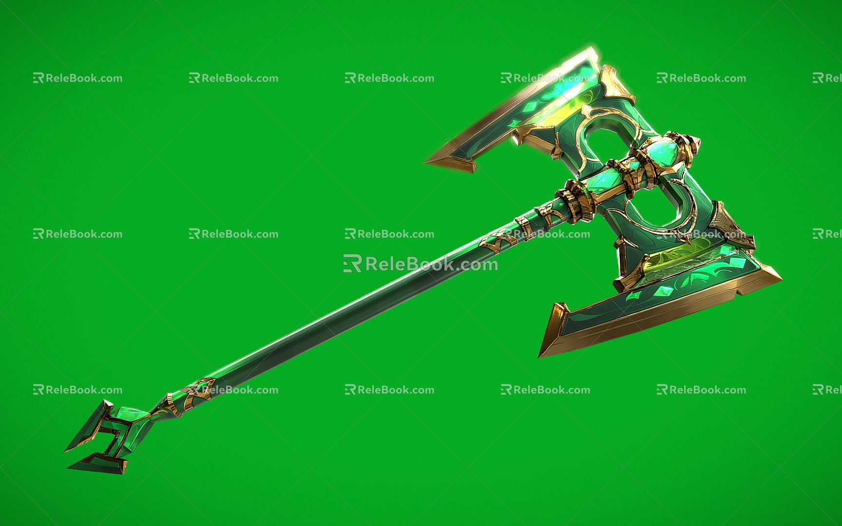 Tomahawk Fantasy Tomahawk Axe Fantasy Weapon 3d model