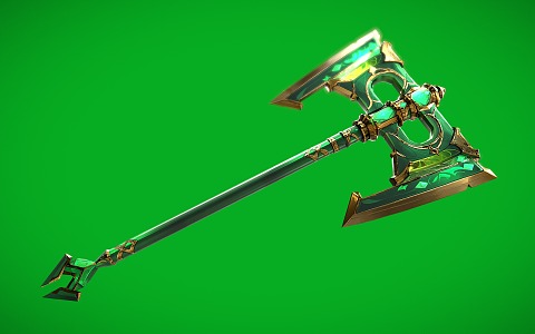 Tomahawk Fantasy Tomahawk Axe Fantasy Weapon 3d model