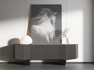 Modern Entrance Cabinet TV Cabinet Decorative Cabinet Entrance Side Cabinet Low Cabinet Storage Cabinet Display Cabinet 3d model