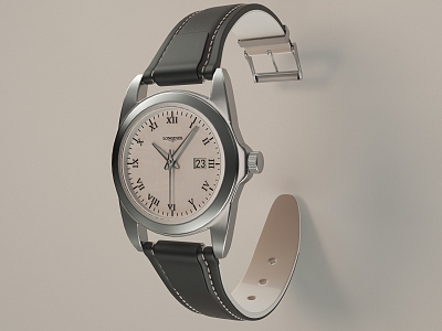 Modern watches Longines watches 3d model