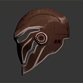 Cyber helmet Cyber mask sci-fi mask sci-fi helmet 3d model