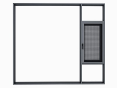 modern window smart window 3d model