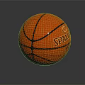 High Quality Spalding Red Basketball With Black Lines For Sports Training