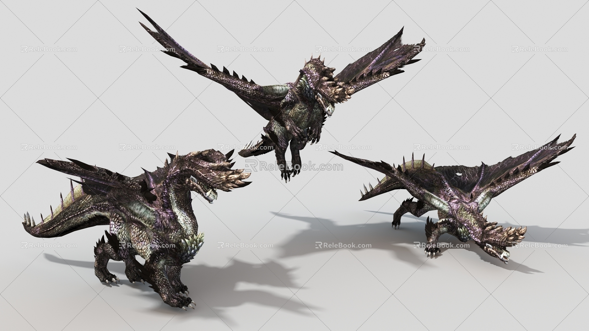 Dragon Beast Dragon Beast Ancient Monster Game Role Virtual Creatures 3d model