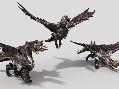 Dragon Beast Dragon Beast Ancient Monster Game Role Virtual Creatures 3d model