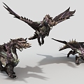 Dragon Beast Dragon Beast Ancient Monster Game Role Virtual Creatures 3d model