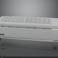 White Wall Mounted Air Conditioner With Grille Design For Home Cooling