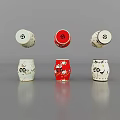 Ceramic Decorative Stools With Red White Colors And Intricate Patterns For Home Decor