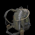 School Bag Tactical Backpack Military Backpack Adventure Bag Outdoor Backpack 3d model