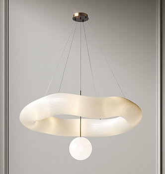 Modern chandelier special-shaped chandelier 3d model