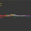 High Quality Vintage Rifle With Wooden Stock Metal Barrel And Scope