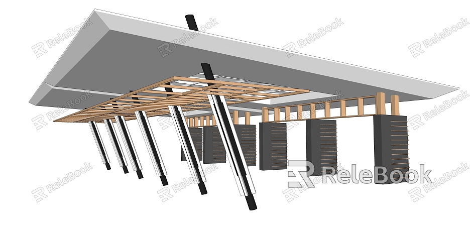 Modern gallery structure model