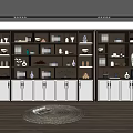 New Chinese Bookcase 3d model