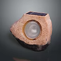 Solar Powered Rock Shaped Outdoor Decorative Garden Pathway Light Fixture
