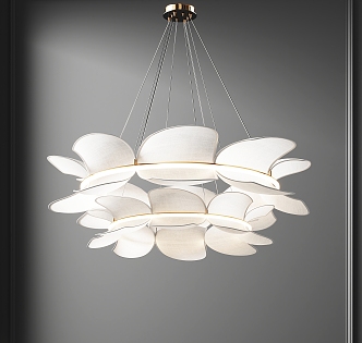 Chandelier Hall Chandelier Guest Restaurant Chandelier Hotel Chandelier Art Chandelier Glass Chandelier 3d model