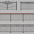 Various Wrought Iron Fence Designs With Decorative Railings And Balustrade Styles