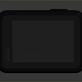 Computer External Device Rectangular Dark Gray With Light Blue Top And Ports