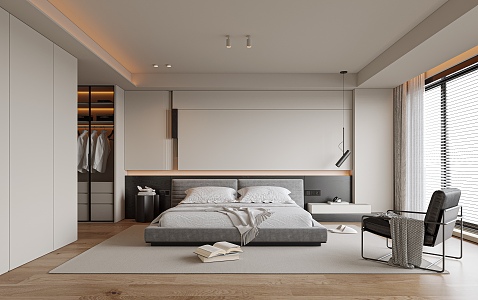 Modern Bedroom 3d model