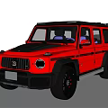 Red Sporty SUV Featuring Black Roof Modern Headlights And Stylish Wheels