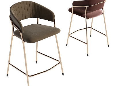 Modern Bar Chair 3d model