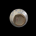 Traditional Blue And White Ceramic Vase With Floral Pattern Design