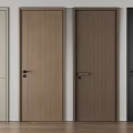 Modern Hinged Doors in Various Colors with Minimalist Design and Sleek Handles