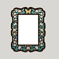 Snail enamel mirror 3d model