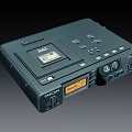 Professional Audio Player With Black Design Multiple Buttons And Digital