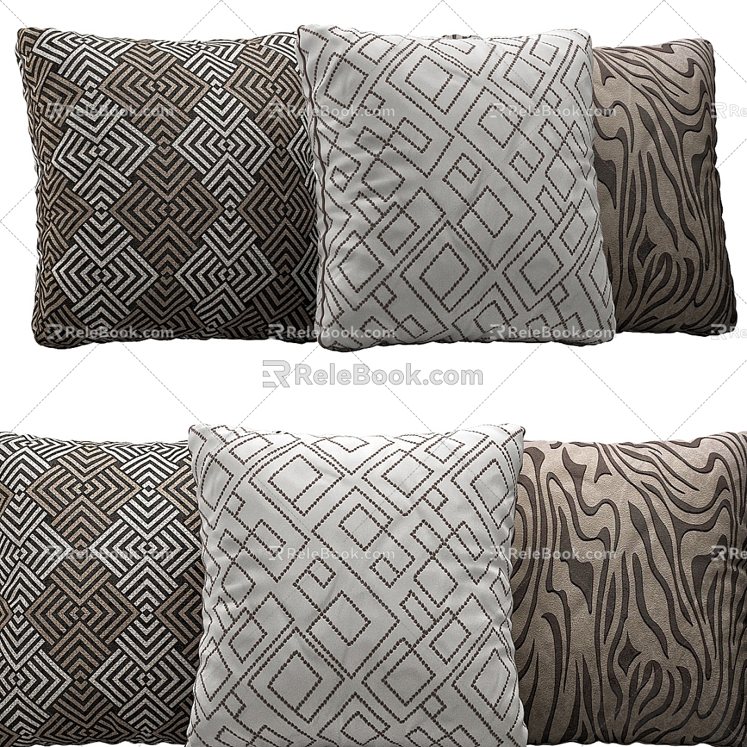 Modern pillow 3d model