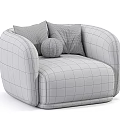 Modern Accent Leisure Chair With Plush Pillows And Various Color Options