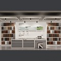 Modern Home Decoration Material Shop 3d model