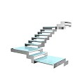 Stairs Rotating Stairs Glass Stairs Solid Wood Stairs Creative Stairs Stairs 3d model