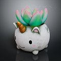 Unicorn Cartoon Unicorn Furnishings Furnishings Furnishings Crafts Decorations 3d model