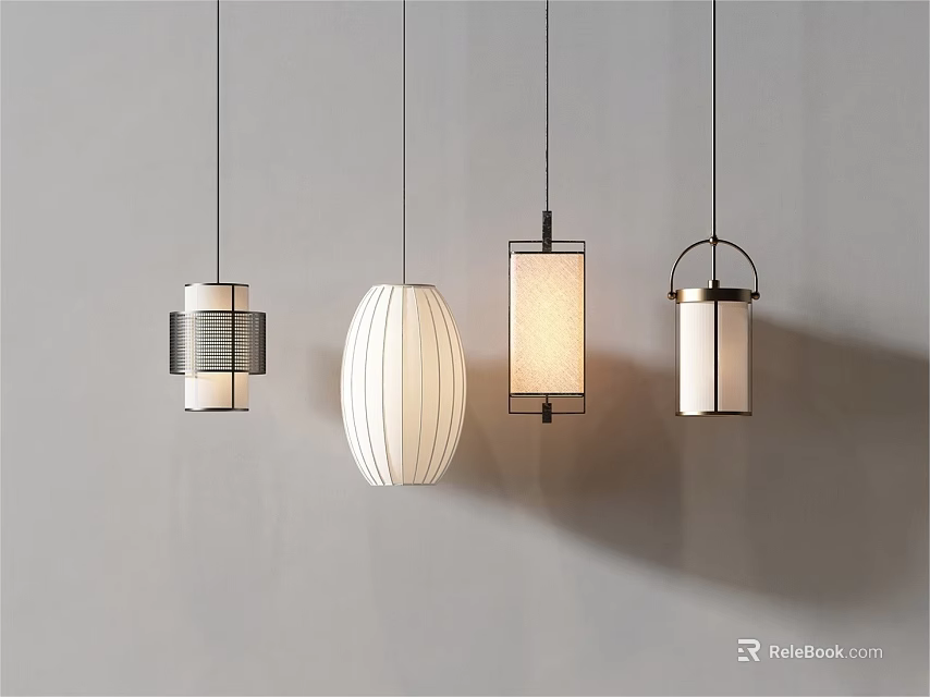 Modern Contemporary Pendant Lights With Diverse Design Styles For Home Decor 3d model 