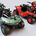 Off-road car toy car 3d model